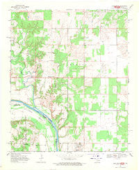 Leon North Oklahoma Historical topographic map, 1:24000 scale, 7.5 X 7.5 Minute, Year 1968