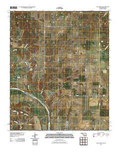 Leon North Oklahoma Historical topographic map, 1:24000 scale, 7.5 X 7.5 Minute, Year 2010