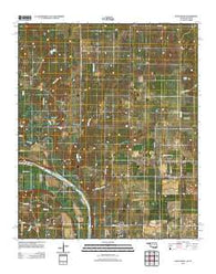 Leon North Oklahoma Historical topographic map, 1:24000 scale, 7.5 X 7.5 Minute, Year 2012