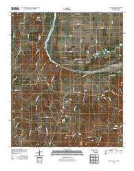 Leon South Oklahoma Historical topographic map, 1:24000 scale, 7.5 X 7.5 Minute, Year 2010