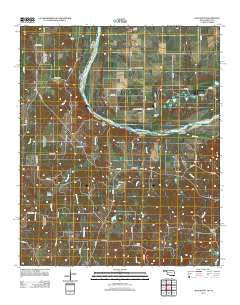Leon South Oklahoma Historical topographic map, 1:24000 scale, 7.5 X 7.5 Minute, Year 2013