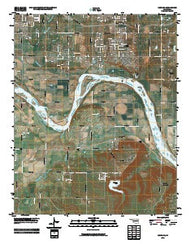 Leonard Oklahoma Historical topographic map, 1:24000 scale, 7.5 X 7.5 Minute, Year 2010