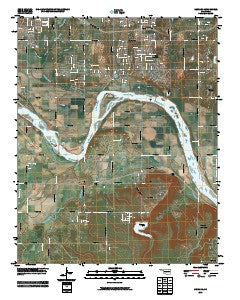 Leonard Oklahoma Historical topographic map, 1:24000 scale, 7.5 X 7.5 Minute, Year 2010