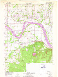 Leonard Oklahoma Historical topographic map, 1:24000 scale, 7.5 X 7.5 Minute, Year 1957