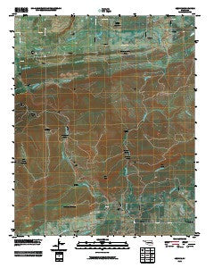 Lequire Oklahoma Historical topographic map, 1:24000 scale, 7.5 X 7.5 Minute, Year 2010