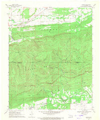 Lequire Oklahoma Historical topographic map, 1:24000 scale, 7.5 X 7.5 Minute, Year 1969