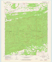 Lequire Oklahoma Historical topographic map, 1:24000 scale, 7.5 X 7.5 Minute, Year 1969