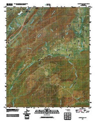 Limestone Gap Oklahoma Historical topographic map, 1:24000 scale, 7.5 X 7.5 Minute, Year 2010