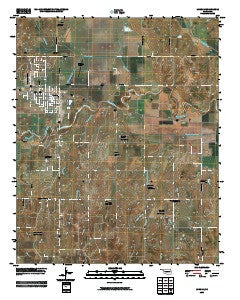 Lindsay Oklahoma Historical topographic map, 1:24000 scale, 7.5 X 7.5 Minute, Year 2009