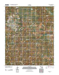 Lindsay Oklahoma Historical topographic map, 1:24000 scale, 7.5 X 7.5 Minute, Year 2012