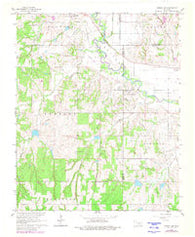 Lindsay SW Oklahoma Historical topographic map, 1:24000 scale, 7.5 X 7.5 Minute, Year 1966