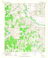Lindsay SW Oklahoma Historical topographic map, 1:24000 scale, 7.5 X 7.5 Minute, Year 1966