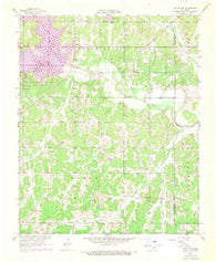 Little Axe Oklahoma Historical topographic map, 1:24000 scale, 7.5 X 7.5 Minute, Year 1958