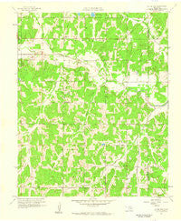 Little Axe Oklahoma Historical topographic map, 1:24000 scale, 7.5 X 7.5 Minute, Year 1958