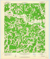 Little Axe Oklahoma Historical topographic map, 1:24000 scale, 7.5 X 7.5 Minute, Year 1958