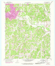 Little Axe Oklahoma Historical topographic map, 1:24000 scale, 7.5 X 7.5 Minute, Year 1958