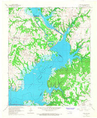 Little City Oklahoma Historical topographic map, 1:24000 scale, 7.5 X 7.5 Minute, Year 1967