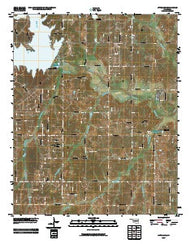 Little Axe Oklahoma Historical topographic map, 1:24000 scale, 7.5 X 7.5 Minute, Year 2009