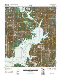 Little City Oklahoma Historical topographic map, 1:24000 scale, 7.5 X 7.5 Minute, Year 2012