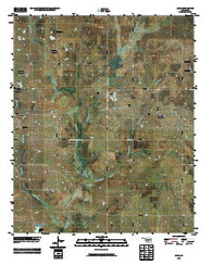 Loco Oklahoma Historical topographic map, 1:24000 scale, 7.5 X 7.5 Minute, Year 2009