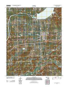 Locust Grove Oklahoma Historical topographic map, 1:24000 scale, 7.5 X 7.5 Minute, Year 2012