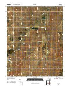 Logan Oklahoma Historical topographic map, 1:24000 scale, 7.5 X 7.5 Minute, Year 2010