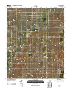 Logan Oklahoma Historical topographic map, 1:24000 scale, 7.5 X 7.5 Minute, Year 2012