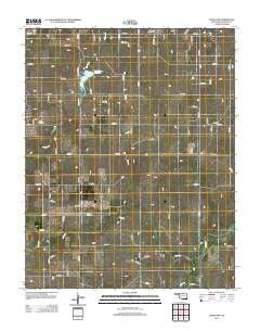 Logan NW Oklahoma Historical topographic map, 1:24000 scale, 7.5 X 7.5 Minute, Year 2012