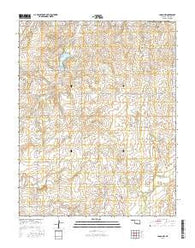Logan NW Oklahoma Current topographic map, 1:24000 scale, 7.5 X 7.5 Minute, Year 2016