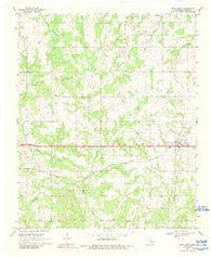 Lone Grove Oklahoma Historical topographic map, 1:24000 scale, 7.5 X 7.5 Minute, Year 1969