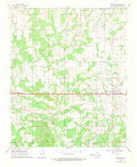 Lone Grove Oklahoma Historical topographic map, 1:24000 scale, 7.5 X 7.5 Minute, Year 1969