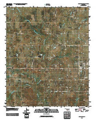 Lone Grove Oklahoma Historical topographic map, 1:24000 scale, 7.5 X 7.5 Minute, Year 2009