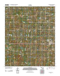 Lone Grove Oklahoma Historical topographic map, 1:24000 scale, 7.5 X 7.5 Minute, Year 2012