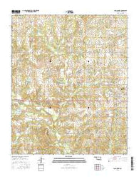 Lone Grove Oklahoma Current topographic map, 1:24000 scale, 7.5 X 7.5 Minute, Year 2016
