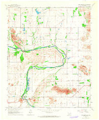 Long Mountain Oklahoma Historical topographic map, 1:24000 scale, 7.5 X 7.5 Minute, Year 1964