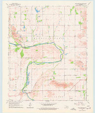 Long Mountain Oklahoma Historical topographic map, 1:24000 scale, 7.5 X 7.5 Minute, Year 1964