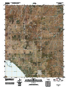 Longdale Oklahoma Historical topographic map, 1:24000 scale, 7.5 X 7.5 Minute, Year 2010