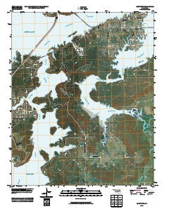 Longtown Oklahoma Historical topographic map, 1:24000 scale, 7.5 X 7.5 Minute, Year 2010