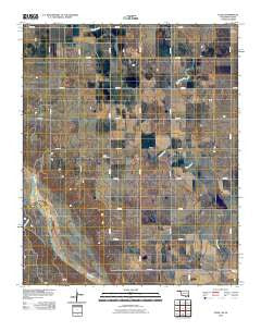 Louis Oklahoma Historical topographic map, 1:24000 scale, 7.5 X 7.5 Minute, Year 2010