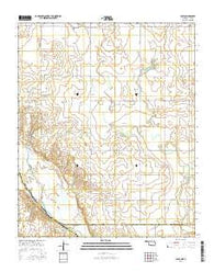 Louis Oklahoma Current topographic map, 1:24000 scale, 7.5 X 7.5 Minute, Year 2016