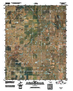 Lovell Oklahoma Historical topographic map, 1:24000 scale, 7.5 X 7.5 Minute, Year 2009