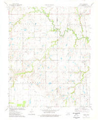 Lovell Oklahoma Historical topographic map, 1:24000 scale, 7.5 X 7.5 Minute, Year 1974