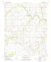 Lovell Oklahoma Historical topographic map, 1:24000 scale, 7.5 X 7.5 Minute, Year 1974