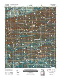 Loving Oklahoma Historical topographic map, 1:24000 scale, 7.5 X 7.5 Minute, Year 2011