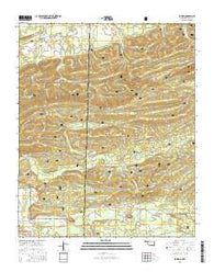 Loving Oklahoma Current topographic map, 1:24000 scale, 7.5 X 7.5 Minute, Year 2016