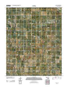 Loyal Oklahoma Historical topographic map, 1:24000 scale, 7.5 X 7.5 Minute, Year 2012