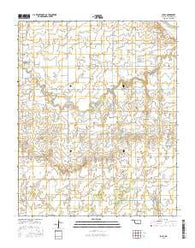 Loyal Oklahoma Current topographic map, 1:24000 scale, 7.5 X 7.5 Minute, Year 2016