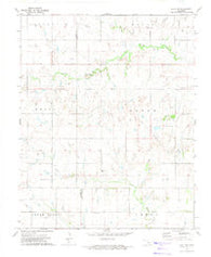Loyal NW Oklahoma Historical topographic map, 1:24000 scale, 7.5 X 7.5 Minute, Year 1972