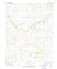 Loyal Oklahoma Historical topographic map, 1:24000 scale, 7.5 X 7.5 Minute, Year 1972