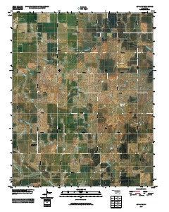 Loyal NW Oklahoma Historical topographic map, 1:24000 scale, 7.5 X 7.5 Minute, Year 2009